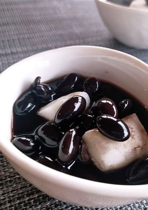 黒豆ぜんざい☆おせちのリメイク-レシピのメイン写真