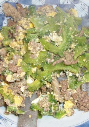 ゴーヤのひき肉炒め-レシピのメイン写真