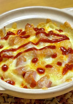 超簡単！ポテトサラダでパングラタン-レシピのメイン写真