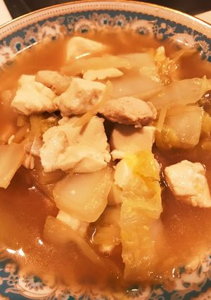 白菜とササミ豆腐の中華煮込み-レシピのメイン写真