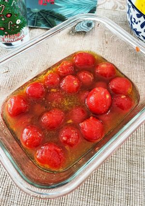 食べ始めたら止まらない！トマトの酢の物！-レシピのメイン写真