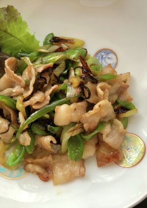 味付けは２つだけ♪豚バラの塩昆布照り焼き-レシピのメイン写真