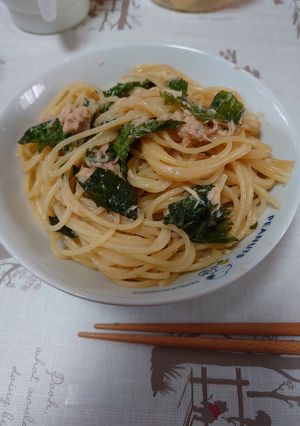 簡単大葉とツナパスタ-レシピのメイン写真