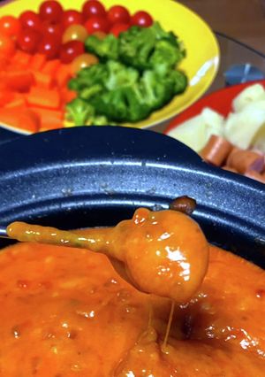 ミートソースで作るラクラクフォンデュ-レシピのメイン写真