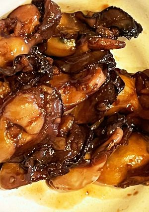 牡蠣の赤ワイン煮-レシピのメイン写真