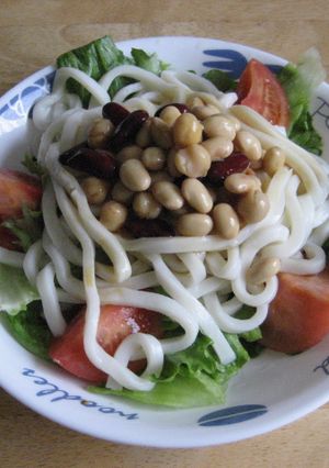 親父が作るサラダUDON-レシピのメイン写真