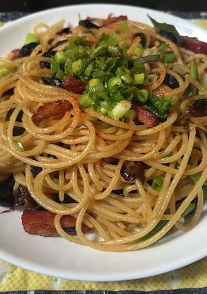 スパゲティ・黒豆-レシピのメイン写真