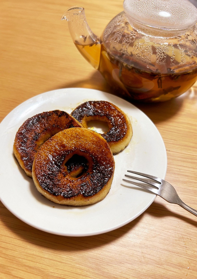 ウイスキー焼きりんご＆皮とシナモンの紅茶-レシピのメイン写真