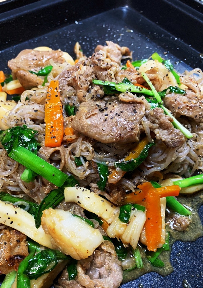 上海焼きそば風~糸こんにゃくを代用麺で~-レシピのメイン写真