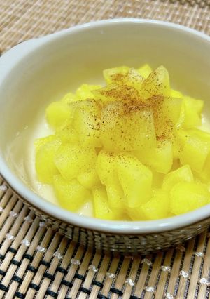 簡単♪レンジでりんごのコンポート-レシピのメイン写真
