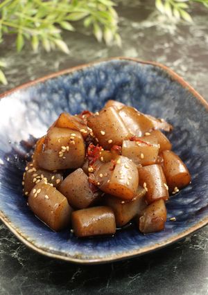 簡単！こんにゃくの甘辛煮-レシピのメイン写真