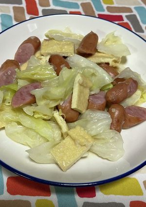 超簡単☆キャベツのからし炒め煮♪♪-レシピのメイン写真