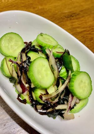 きゅうり紫玉ねぎわかめ塩昆布-レシピのメイン写真