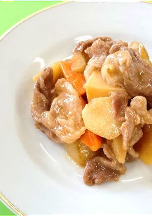 【簡単レンジ調理】豚こま肉の酢豚風-レシピのメイン写真