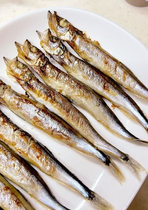 フライパンでししゃも焼き^^-レシピのメイン写真