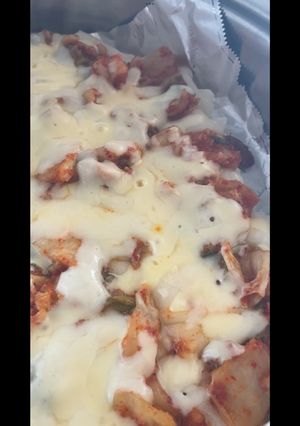 キムチの餅ピザ-レシピのメイン写真