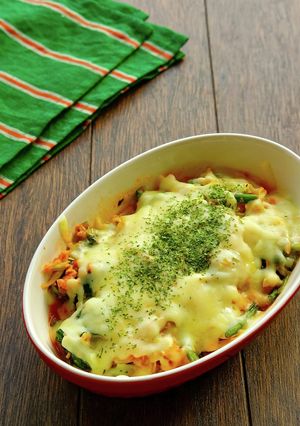 キャベツとほうれん草のツナチーズ蒸し-レシピのメイン写真