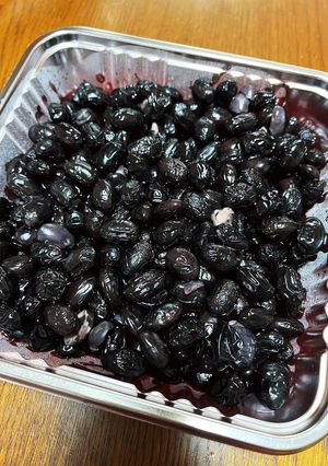 甘くない黒豆煮-レシピのメイン写真