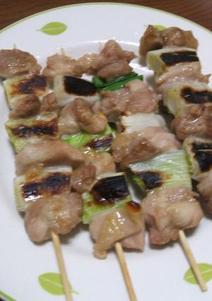 魚焼き器で焼き鳥（塩）-レシピのメイン写真