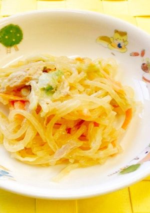 【保育園】白菜とツナの春雨サラダ-レシピのメイン写真