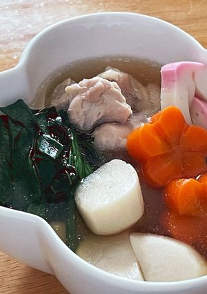 お袋の味!関東風お雑煮-レシピのメイン写真