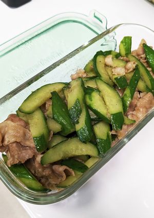 豚肉ときゅうりのコチュジャン炒め-レシピのメイン写真