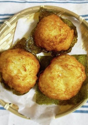 さくっとふわもち 明太子のとろろ揚げ♪-レシピのメイン写真