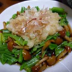 ほうれん草となめこのおひたし-レシピのメイン写真