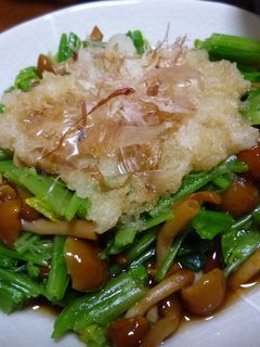 ほうれん草となめこのおひたし-レシピのメイン写真
