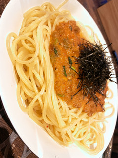辛子明太子納豆パスタ-レシピのメイン写真
