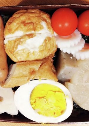 絶対に汁もれしない海苔弁なおでん弁当-レシピのメイン写真