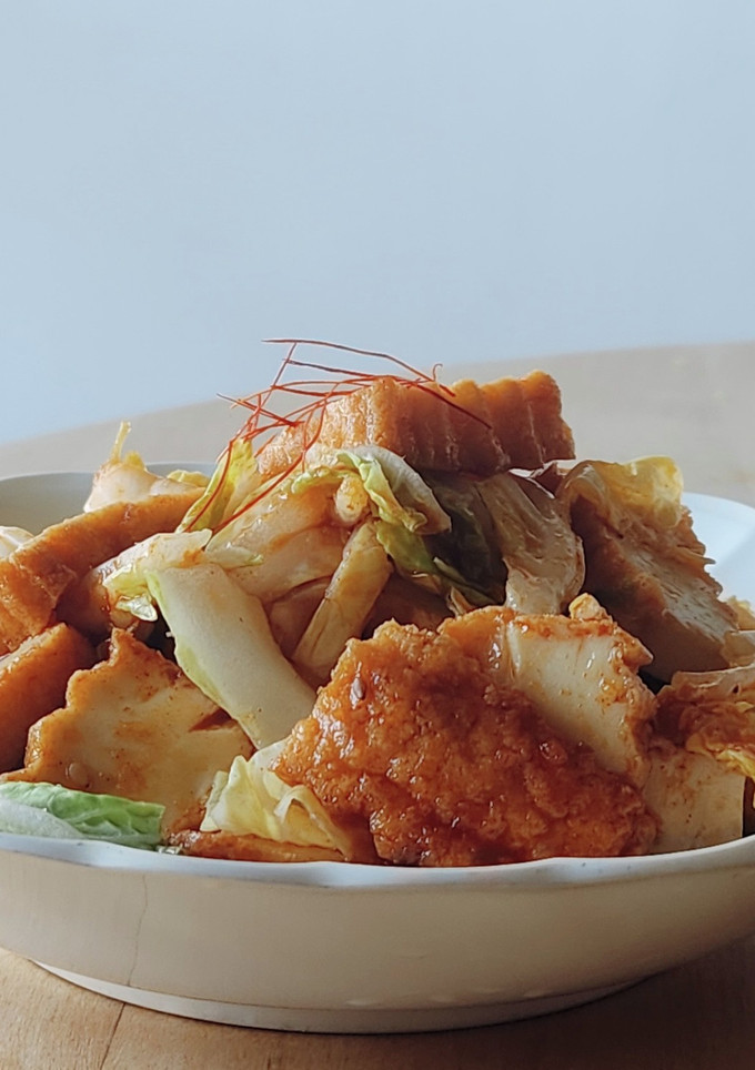 厚揚げと白菜の旨煮☆レンジ3分☆簡単夕食-レシピのメイン写真
