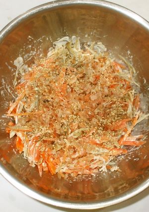 簡単ごぼうサラダ♪お肌の荒れ・便秘に薬膳-レシピのメイン写真