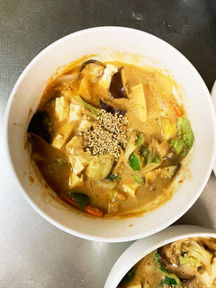 茄子椎茸きな粉洋風味噌炒味八宝回鍋肉風-レシピのメイン写真