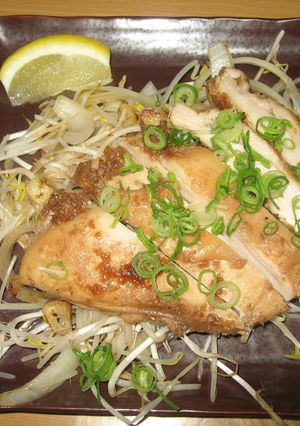 超簡単！鶏胸肉のおろしダレ漬焼き！！-レシピのメイン写真