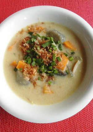野菜の豆乳みそ汁-レシピのメイン写真
