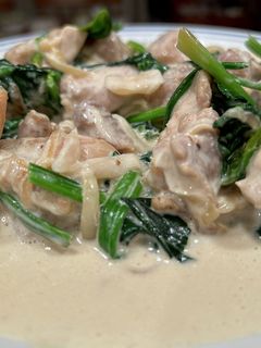 簡単ほうれん草と鶏肉のクリーム煮-レシピのメイン写真