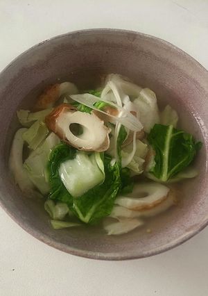 レンジで簡単！ちくわと白菜のうま煮-レシピのメイン写真