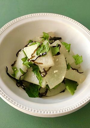 レンジで簡単！大根と塩昆布の和風ナムル-レシピのメイン写真
