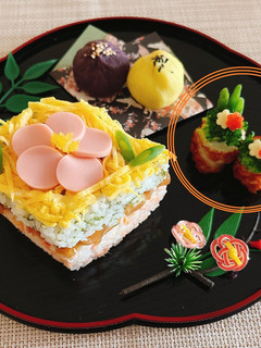 【親子クッキング】ちくわで門松-レシピのメイン写真