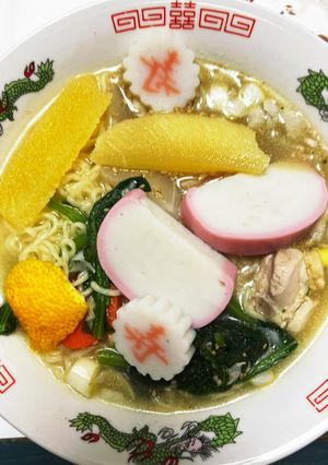 サッポロ一番おせち塩ラーメン-レシピのメイン写真