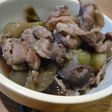 豚肉とナスビのあっさり煮