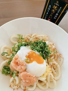 焼肉の生だれで作る明太釜玉うどん-レシピのメイン写真