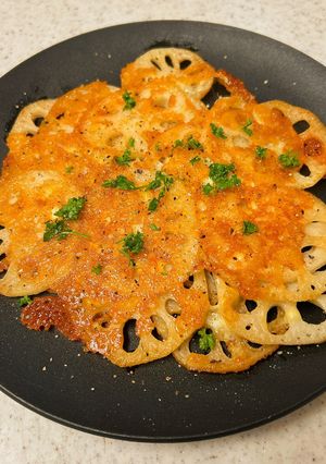 簡単♪れんこんのガレット風焼き焼き-レシピのメイン写真