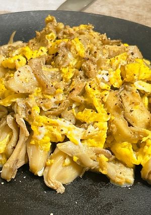 舞茸とツナの炒め物♪ふんわり卵和え-レシピのメイン写真