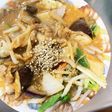 レンジきな粉味噌オーロラソース味甘酢酢豚