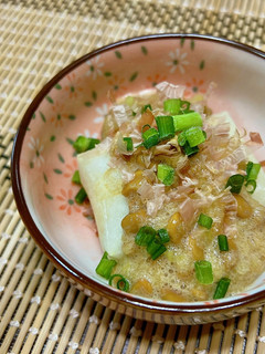 おなかに優しい✨大根おろし納豆もち-レシピのメイン写真