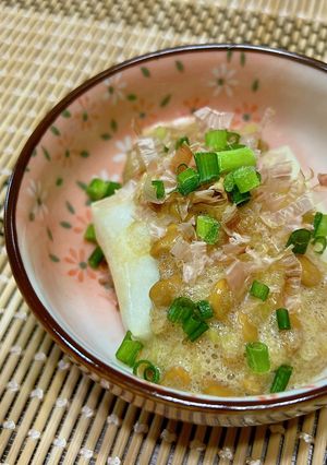 おなかに優しい✨大根おろし納豆もち-レシピのメイン写真