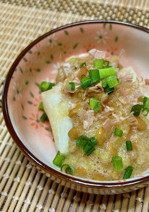 おなかに優しい✨大根おろし納豆もち-レシピのメイン写真