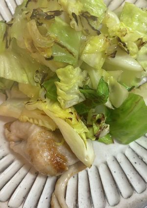 鶏皮キャベツ-レシピのメイン写真